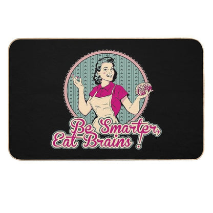 Eat Brains  Rapid-Drying Bath Mat