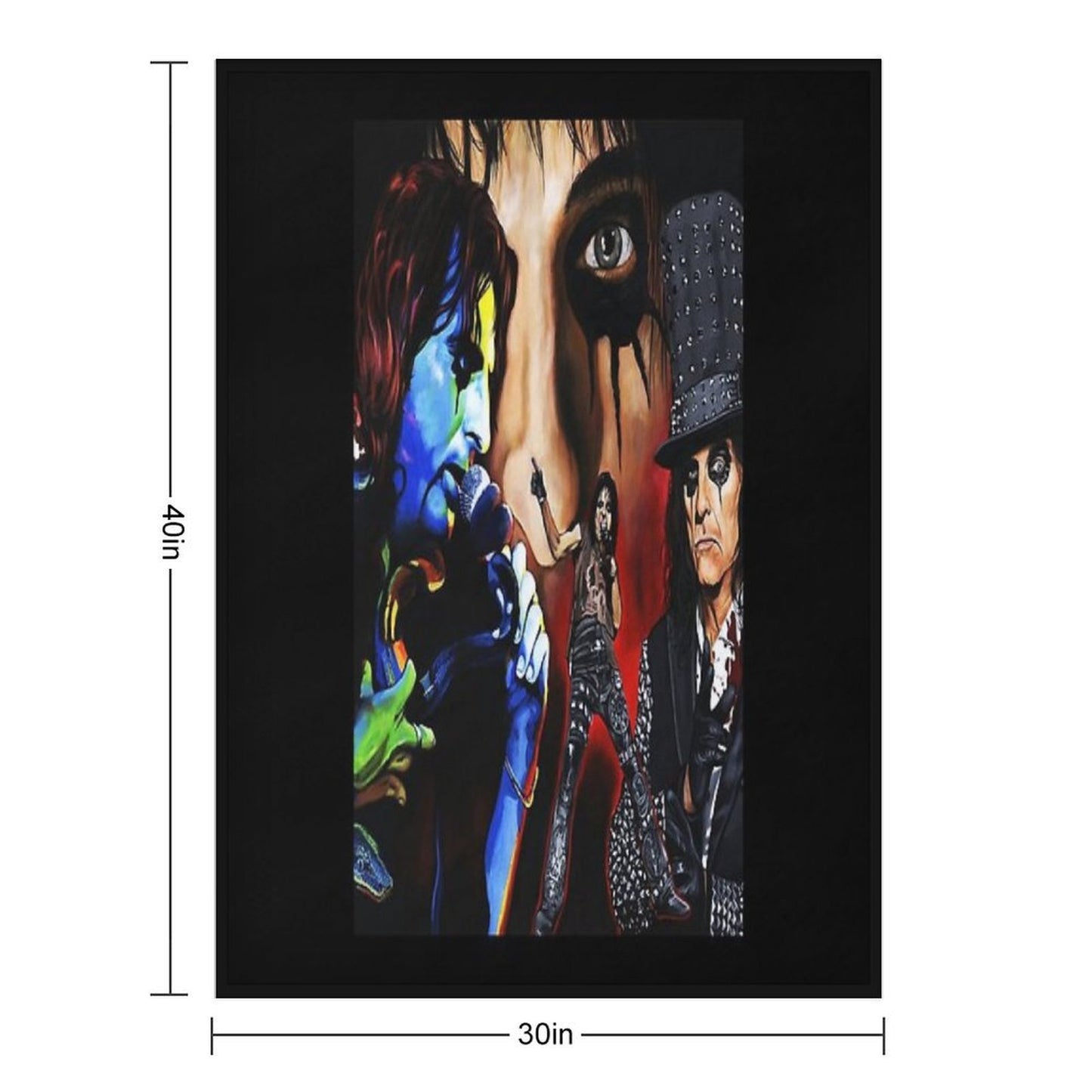 Graphic Picture Alice Cute Cooper Day Gift Multi-functional Throw Blanket