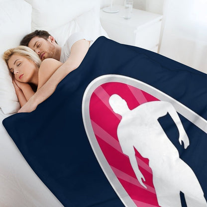 STL Soccer Dribble All-season Throw Blanket