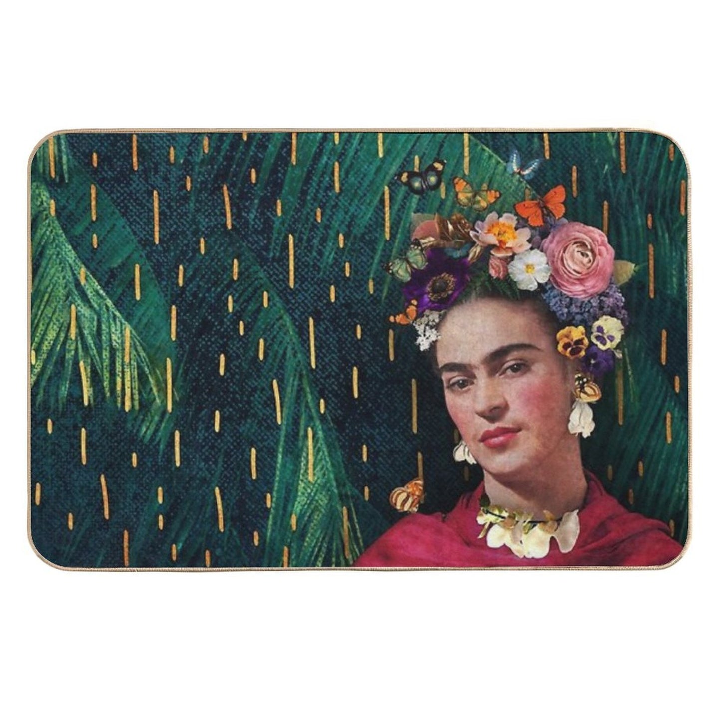 Frida Kahlo  World Women's Day  Stain-Proof Bath Mat
