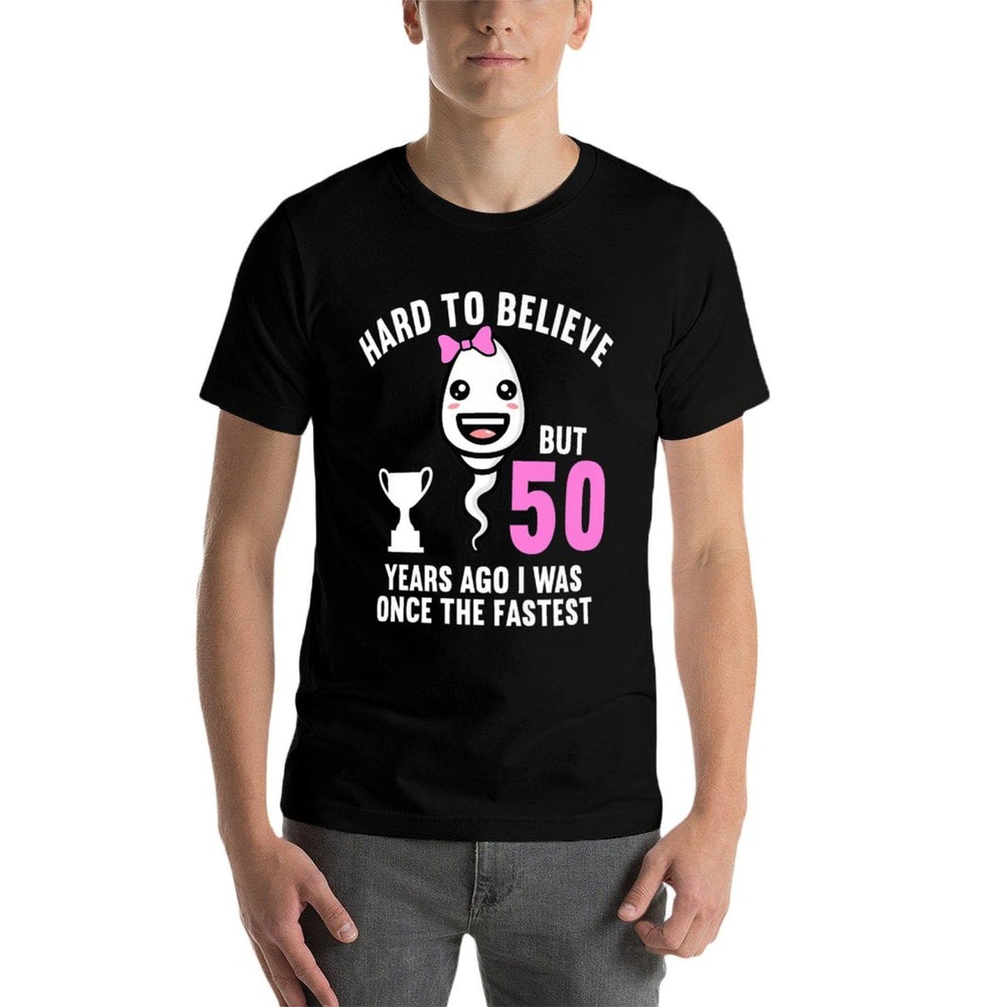 50 Years Ago I Was Once The Fastest 50th Birthday Premium  Eco-friendly Material T-Shirt