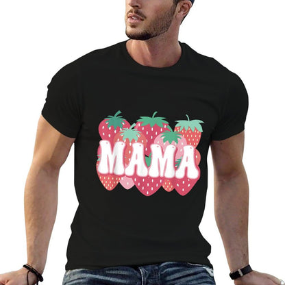 Mama Of The Berry First Birthday Strawberry Family Matching  Breathable T-Shirt