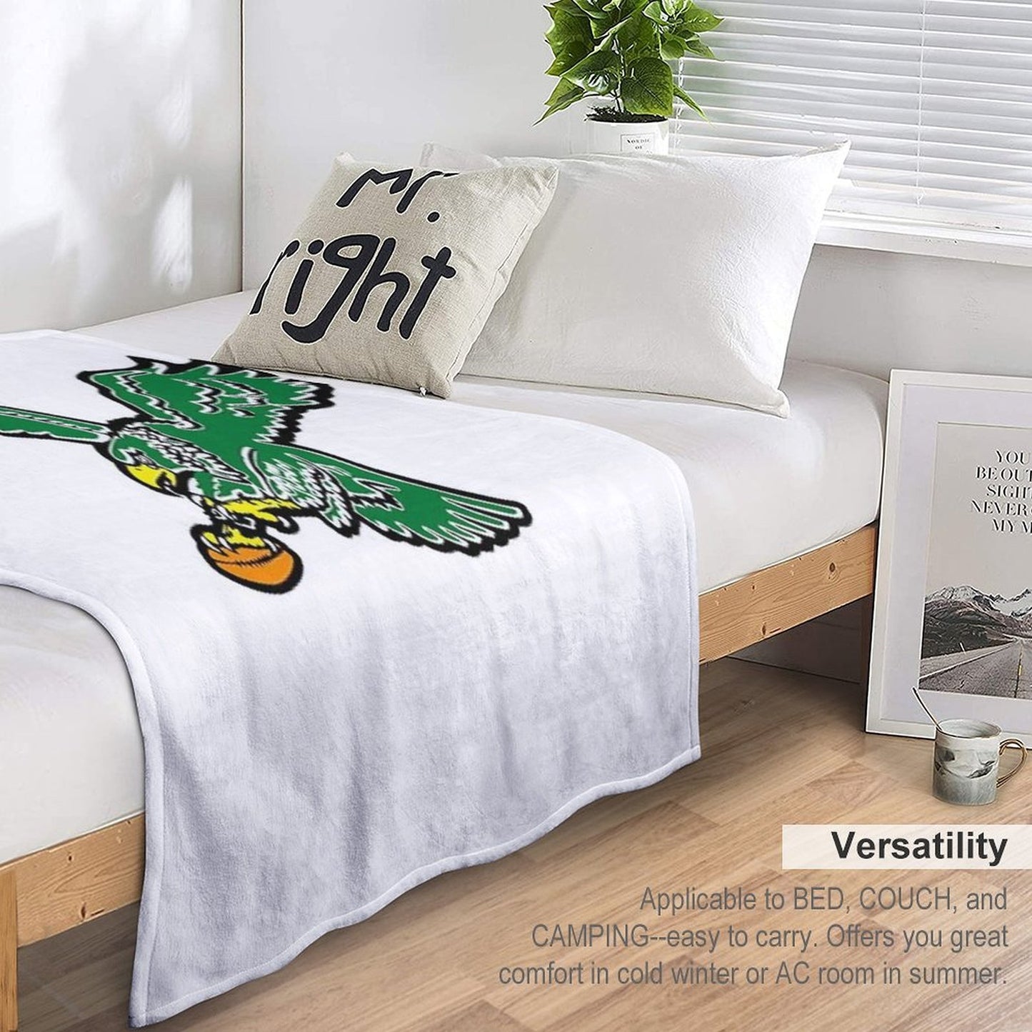 Eaglegreen Shrink-resistant Throw Blanket