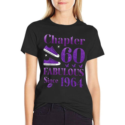 Chapter 60 Fabulous Since 1964 Funny 60th Birthday  Vintage-inspired T-Shirt