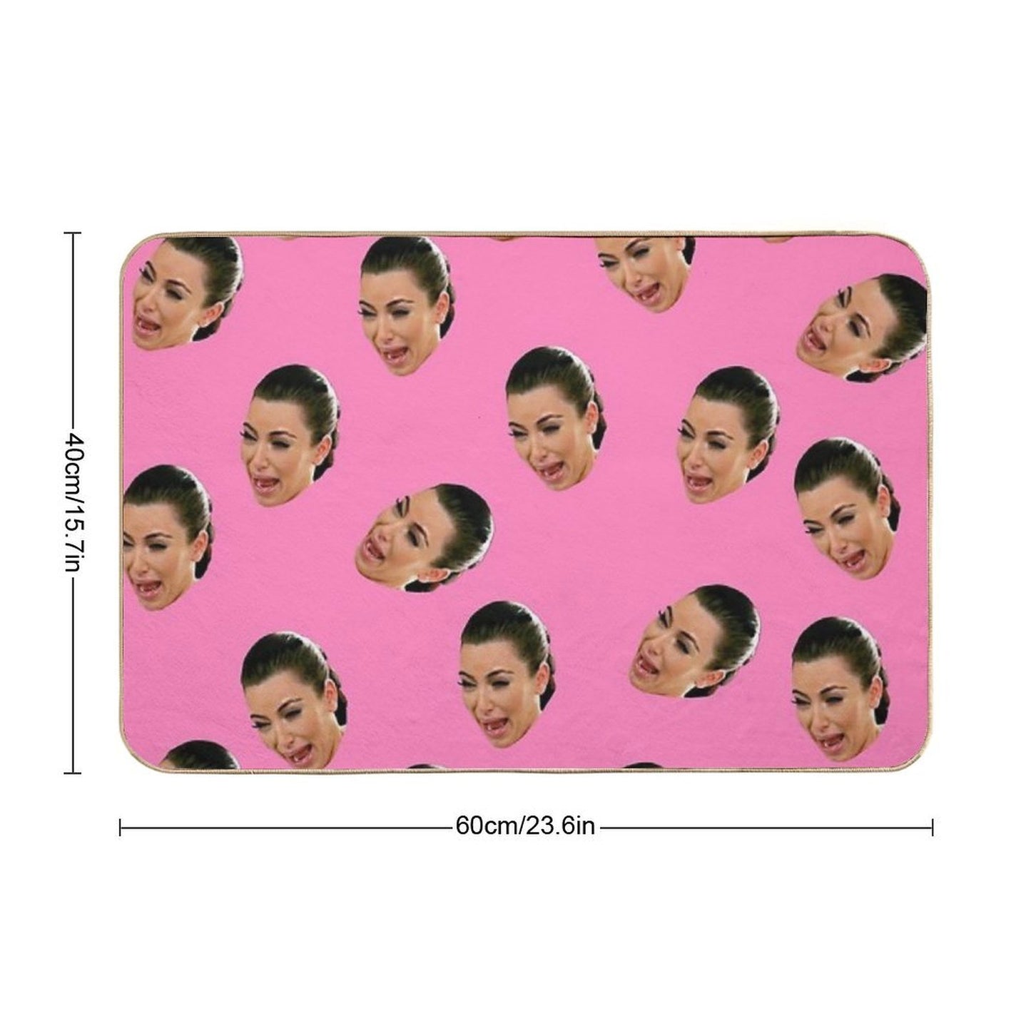 Crying Kim Kardashian Durable Bath Mat