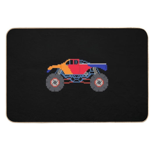 Monster Truck - The Kids' Picture Show  Eco-Friendly Bath Mat