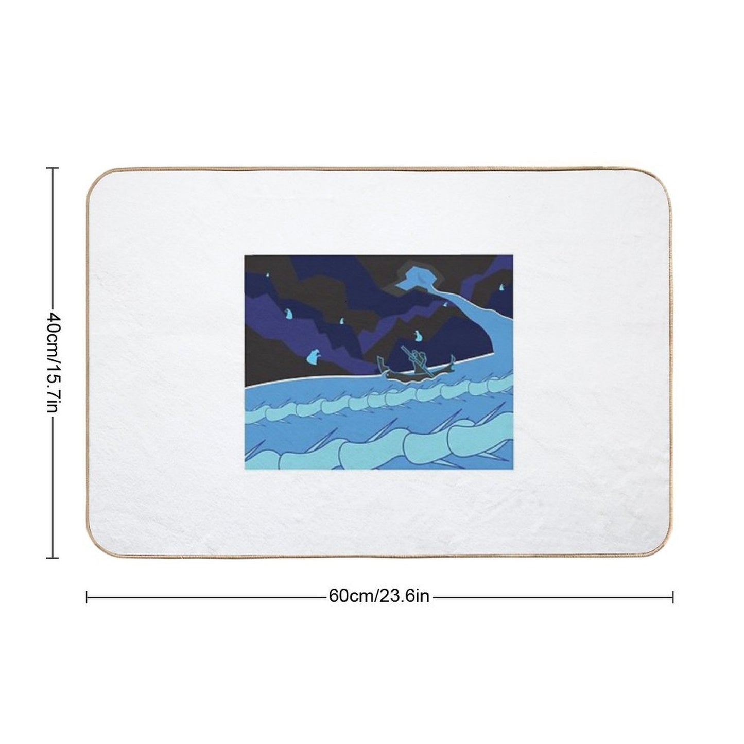 River Styx  Easy To Clean Bath Mat