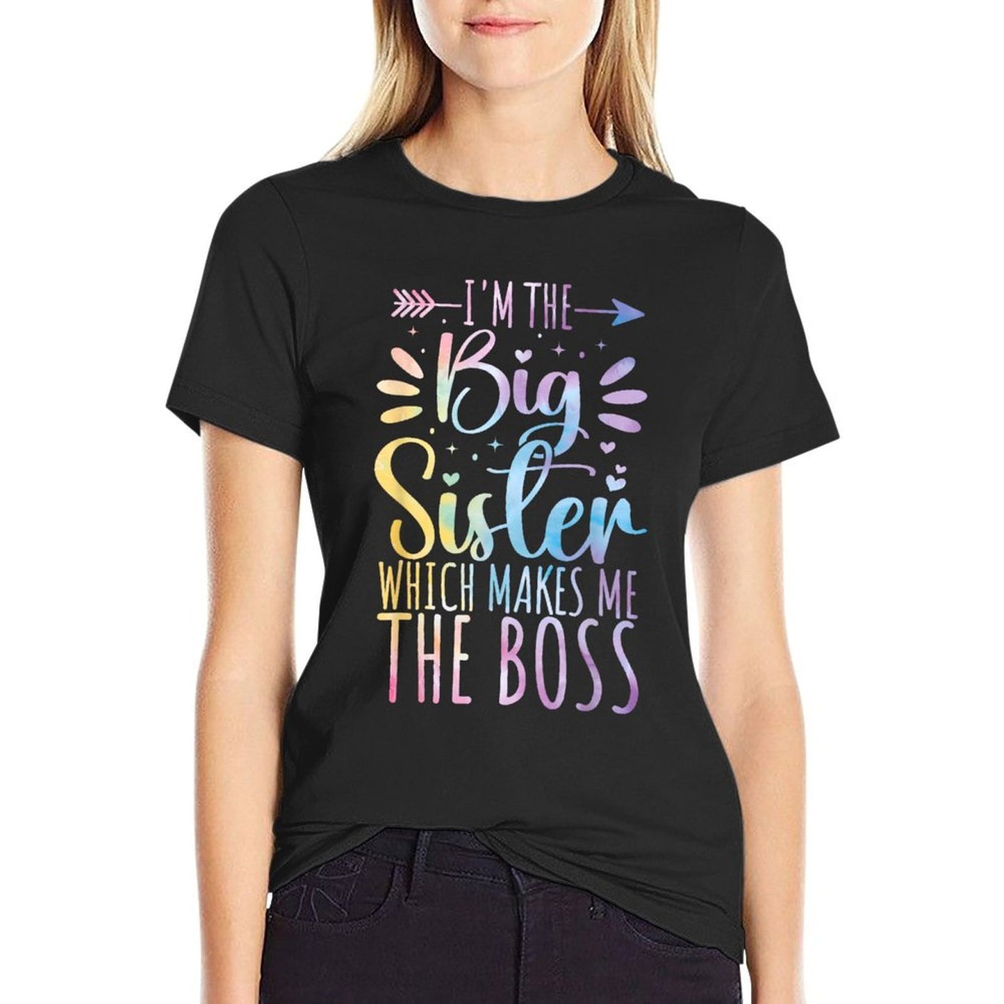 I&#39;m The Big Sister Which Makes Me The Boss Funny Sibling  Soft T-Shirt