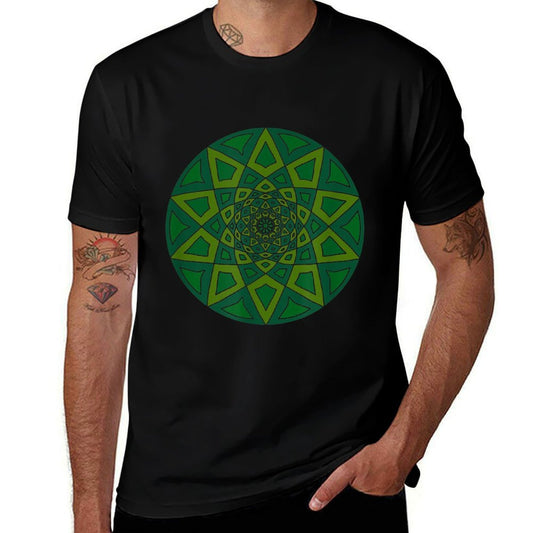 Awesome Abstract Design Trippy Psychedelic Geometric Hippie  Stretchy T-Shirt