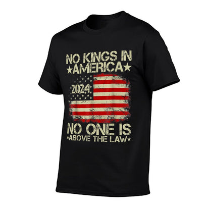 No Kings In America 2024 No One Is Above The Law  Versatile T-Shirt