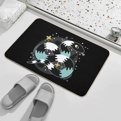 Snake Design  Pet-Safe Bath Mat