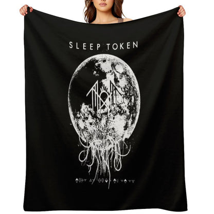 Pure Metal Roars Through The Blazing Storm - Original Sleep Token Music Merchandise Comfort Throw Blanket
