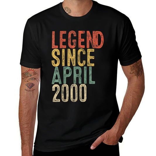 Legend 2000 25th Birthday Gifts for Men Women 25 Year Old  Oversized Silhouette T-Shirt