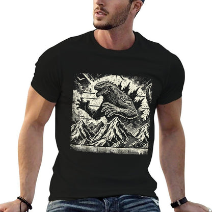 Retro Vintage Japanese Art Vintage Legendary Rare Kaiju  Easy-care T-Shirt
