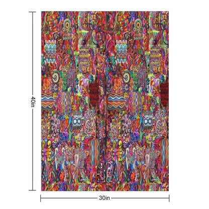 Pop Abstract Gift-ready Throw Blanket