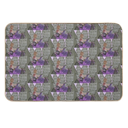 Sigrid And The Wolverine  Easy Maintenance Bath Mat