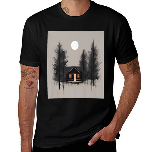 Prairie Cabin Twilight Tranquility Premium  Classic T-Shirt
