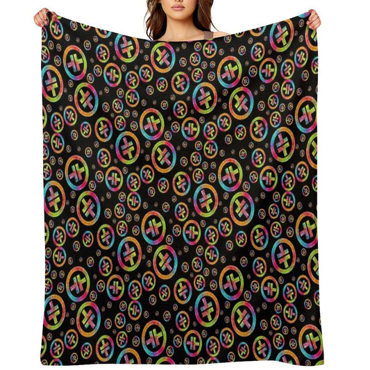 Take That Neon Symbol Premium Throw Blanket