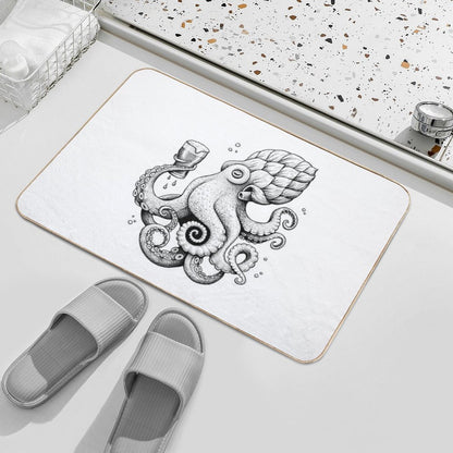 Hoptopus - The Beer Drinking Octopus  Multi-Purpose Bath Mat
