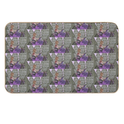 Sigrid And The Wolverine  Easy Maintenance Bath Mat