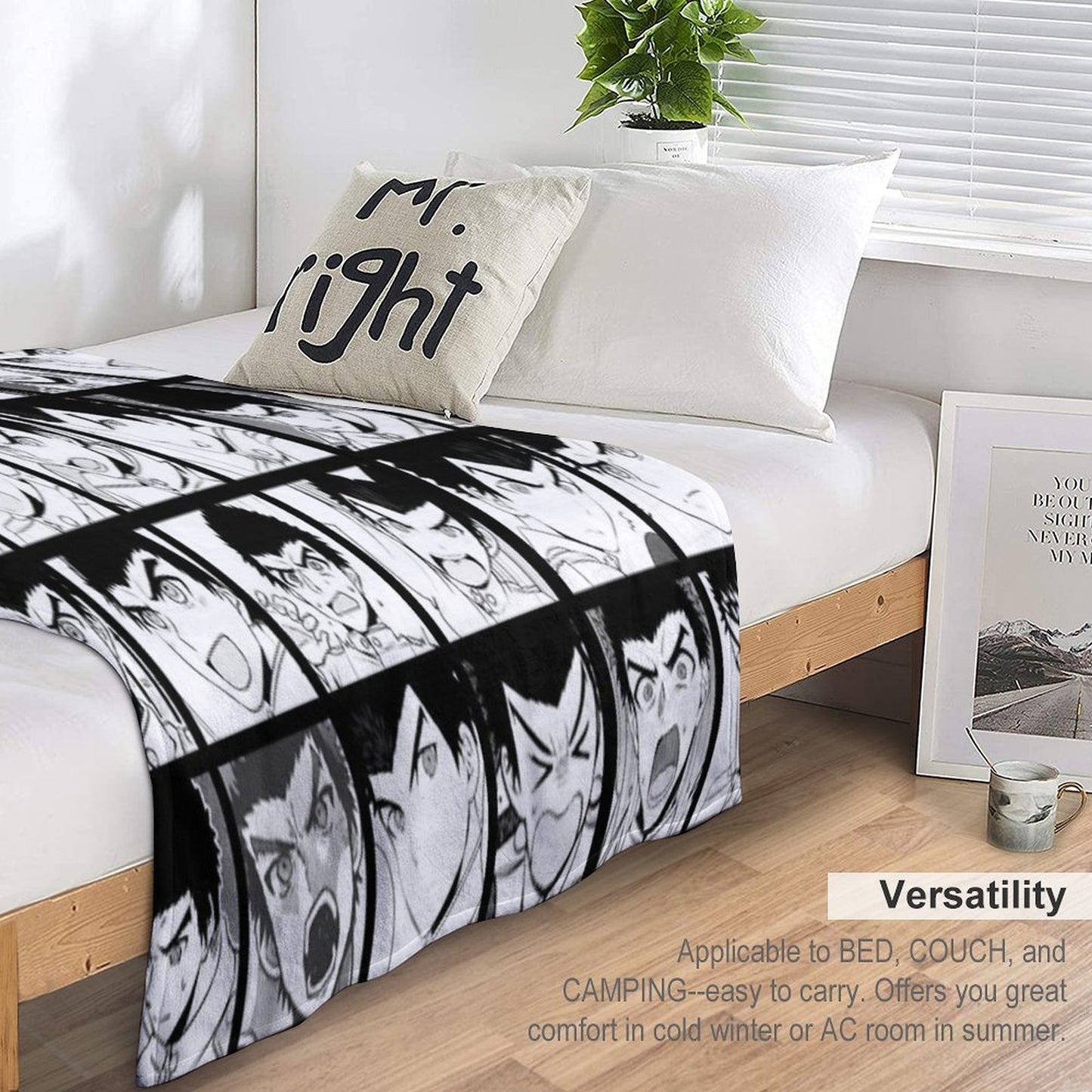 Ishimaru Manga Collection Travel-friendly Throw Blanket