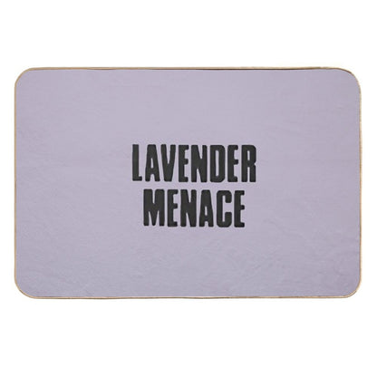 Vingtage Lesbian Feminist Lavender Menace  Odorless Bath Mat