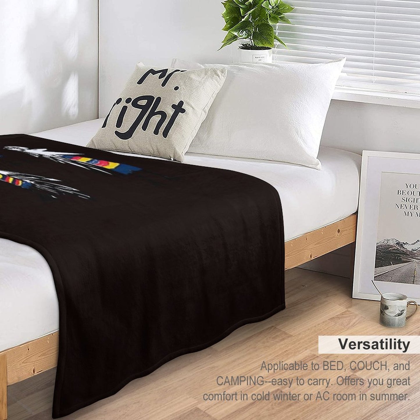 Adelaide Crows Logo Drawing Shrink-resistant Throw Blanket