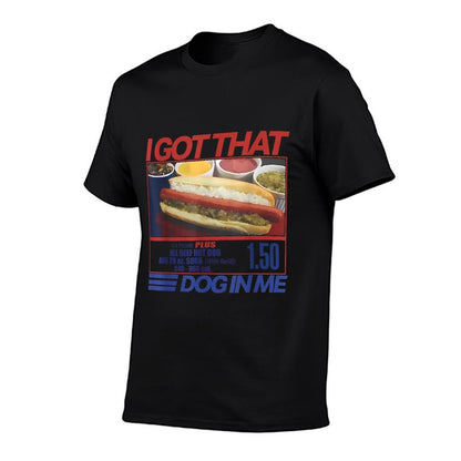 I Got That Dog In Me Funny Hotdog Combo Gifts For Men Women  Polyester Blend T-Shirt
