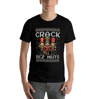 Deez Nutcracker Nuts Funny Christmas Ugly Xmas Present  Soft T-Shirt