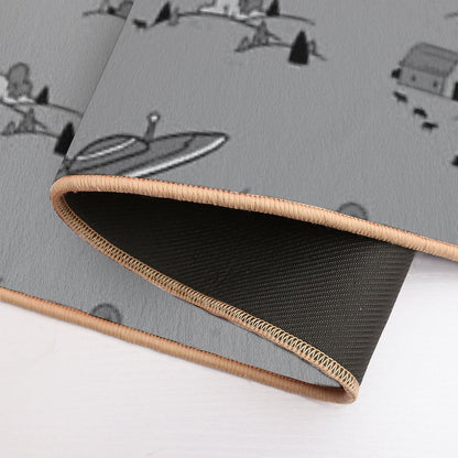 Abduction Party  Repositionable Bath Mat