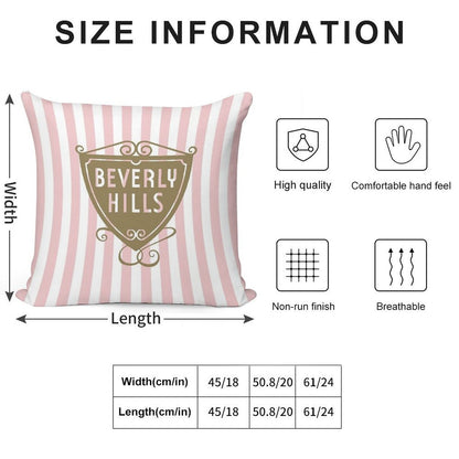 Beverly Hills Shield Soft Style Accent Throw Pillow