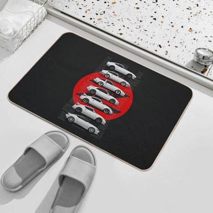 Z Generations (White)  Rapid-Drying Bath Mat