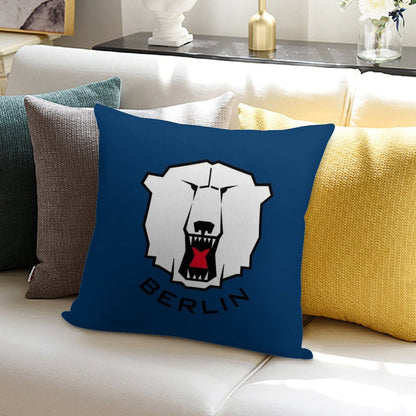 Eisbären Berlin Soft Skin-Friendly Throw Pillow