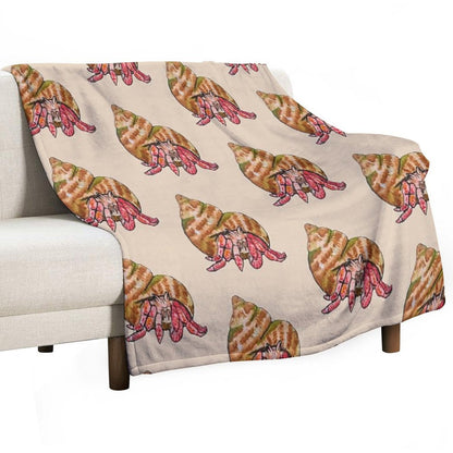 Hermit The Crab All-season Throw Blanket