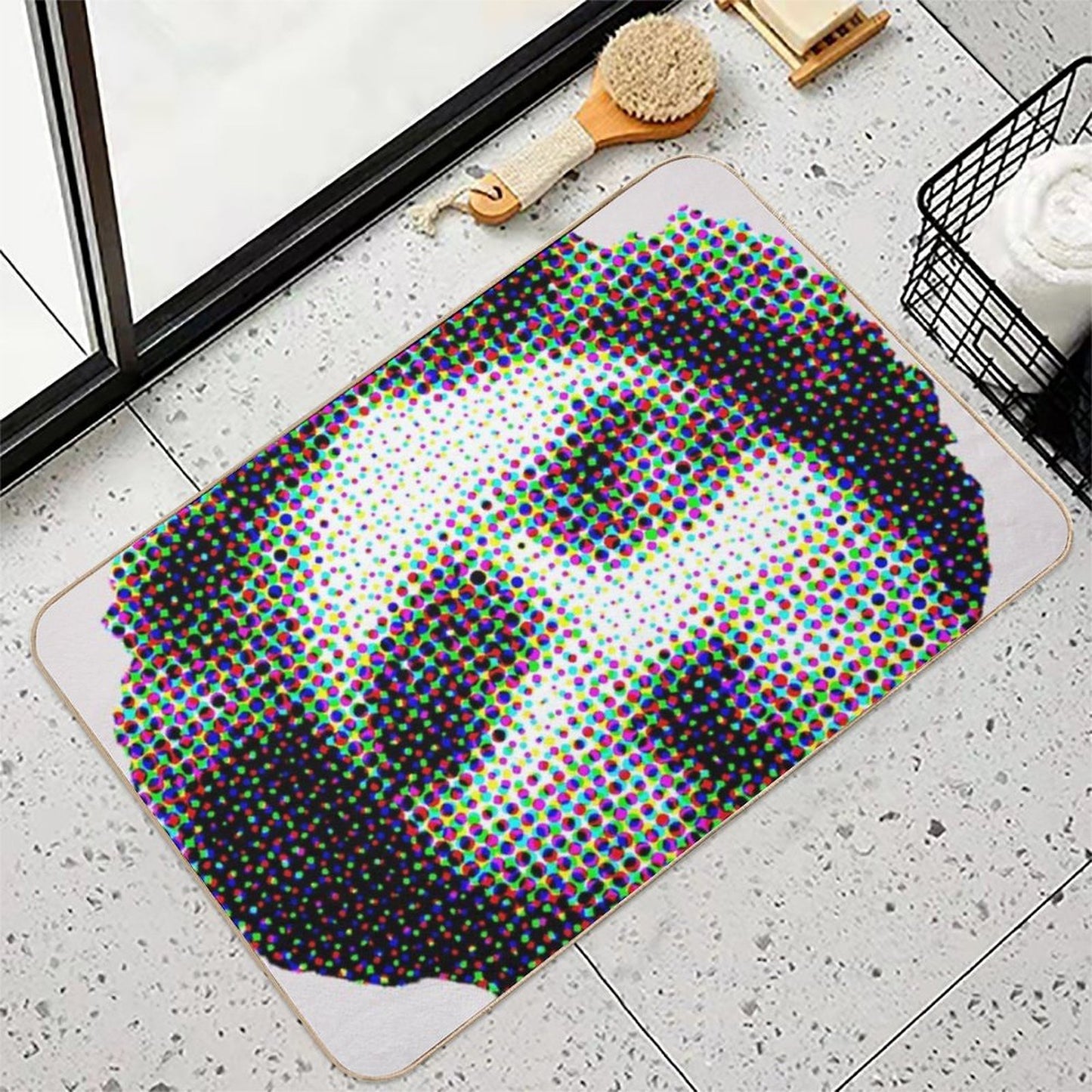 Halftone Apollo  Dirt-Trapping Bath Mat
