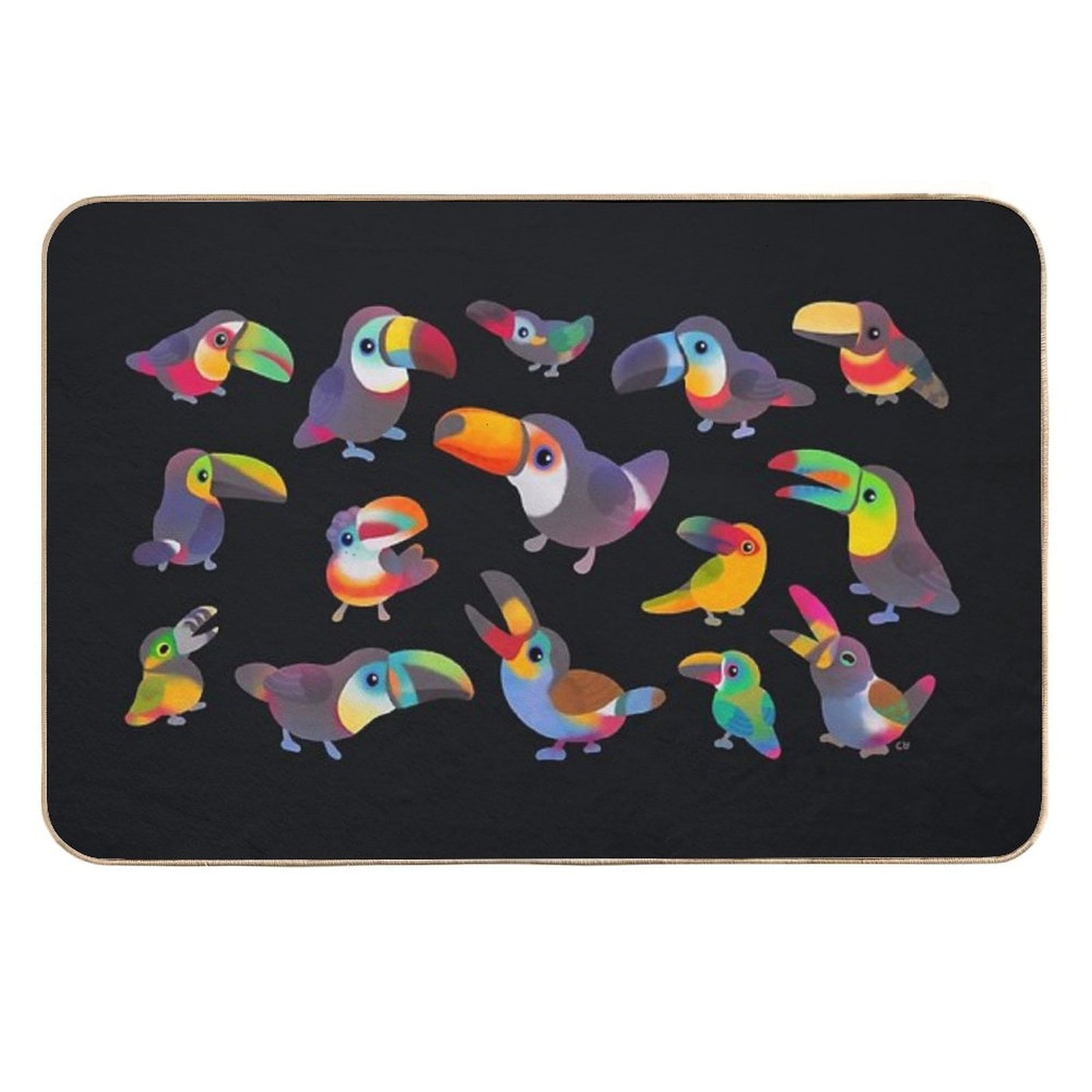 Toucan  Odorless Bath Mat