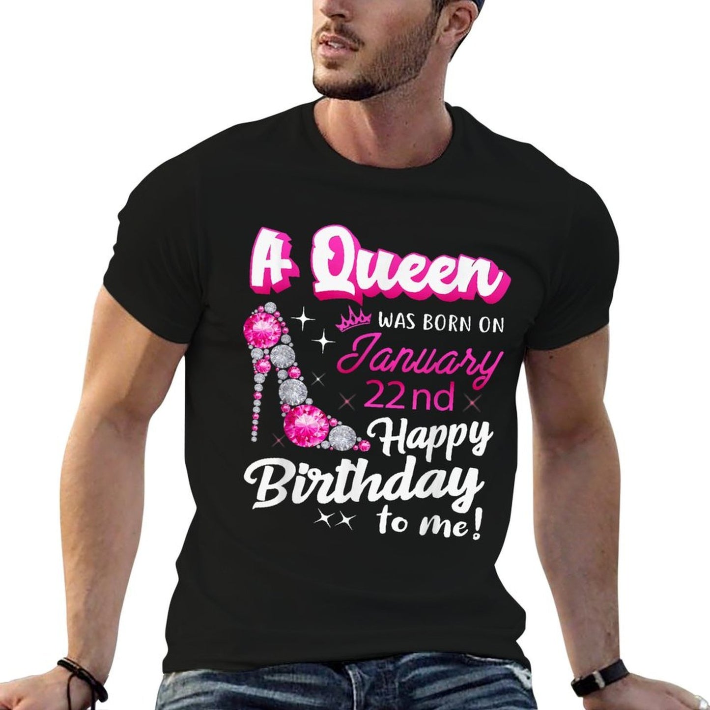 Queen Was Born On January 22nd Happy Birthday To Me Jan 22  Breathable T-Shirt