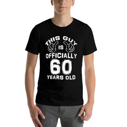 This Guy Is Officially 60 Years Old 60th Birthday  Moisture-wicking T-Shirt