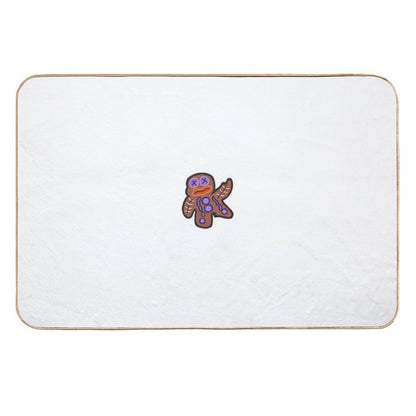 Dead Gingerbread Man  Anti-Trip Bath Mat