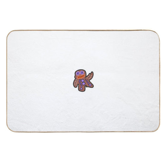 Dead Gingerbread Man  Anti-Trip Bath Mat