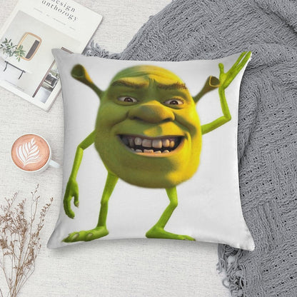 Shrek Wazowski Soft Home Decor Throw Pillow