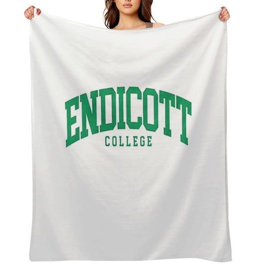 Endicott College Easy Care Throw Blanket