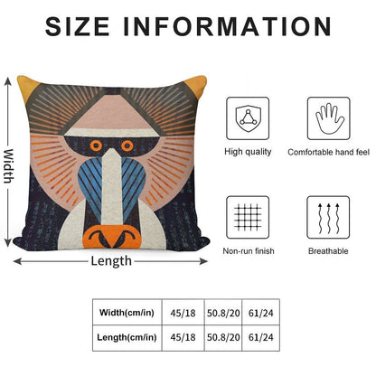 Mandrill Soft Anti-Pilling Throw Pillow