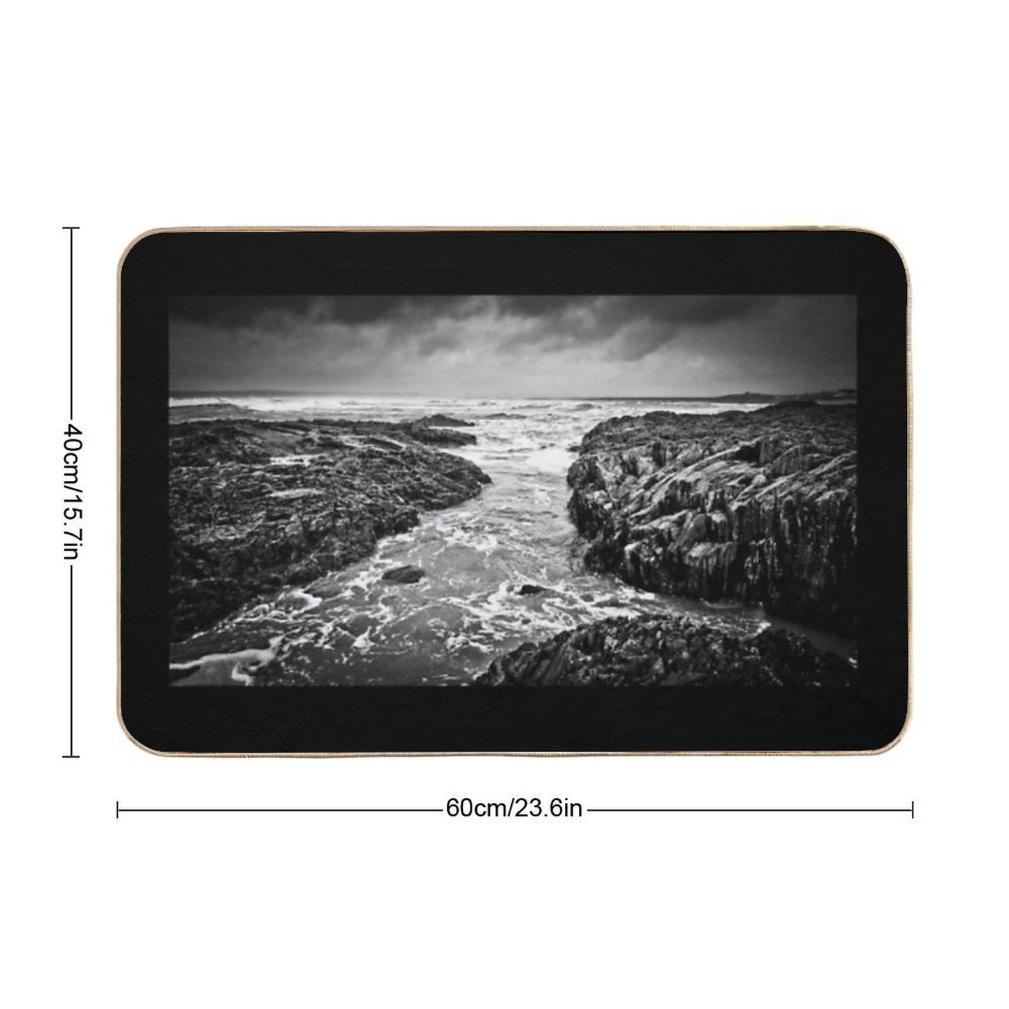 Westward Ho! Rocks  Anti-Trip Bath Mat
