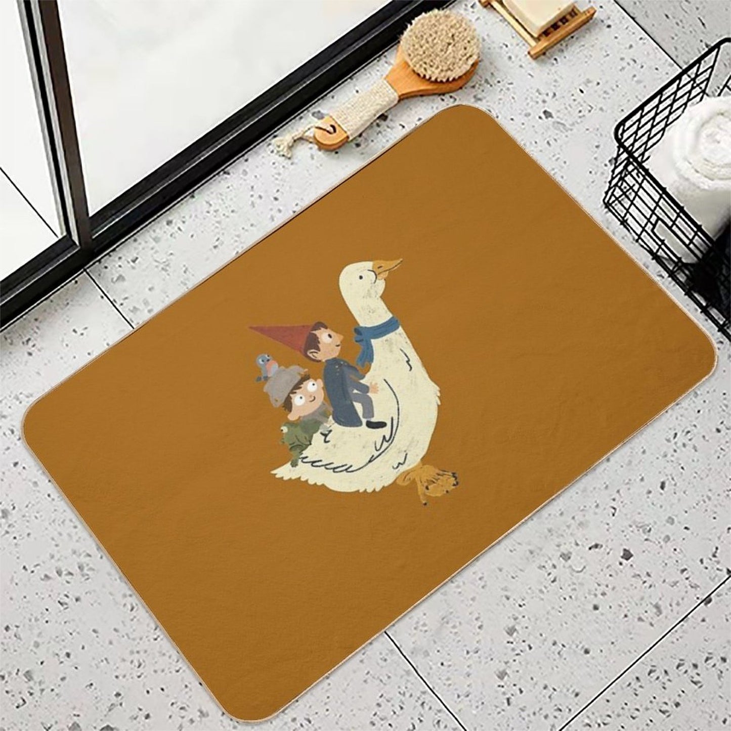 Gooseback Ride - Over The Garden Wall  Anti-Trip Bath Mat