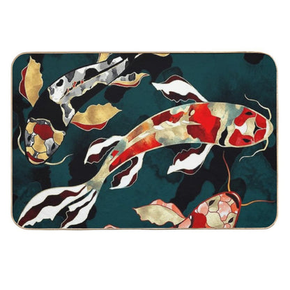Metallic Koi  Odorless Bath Mat