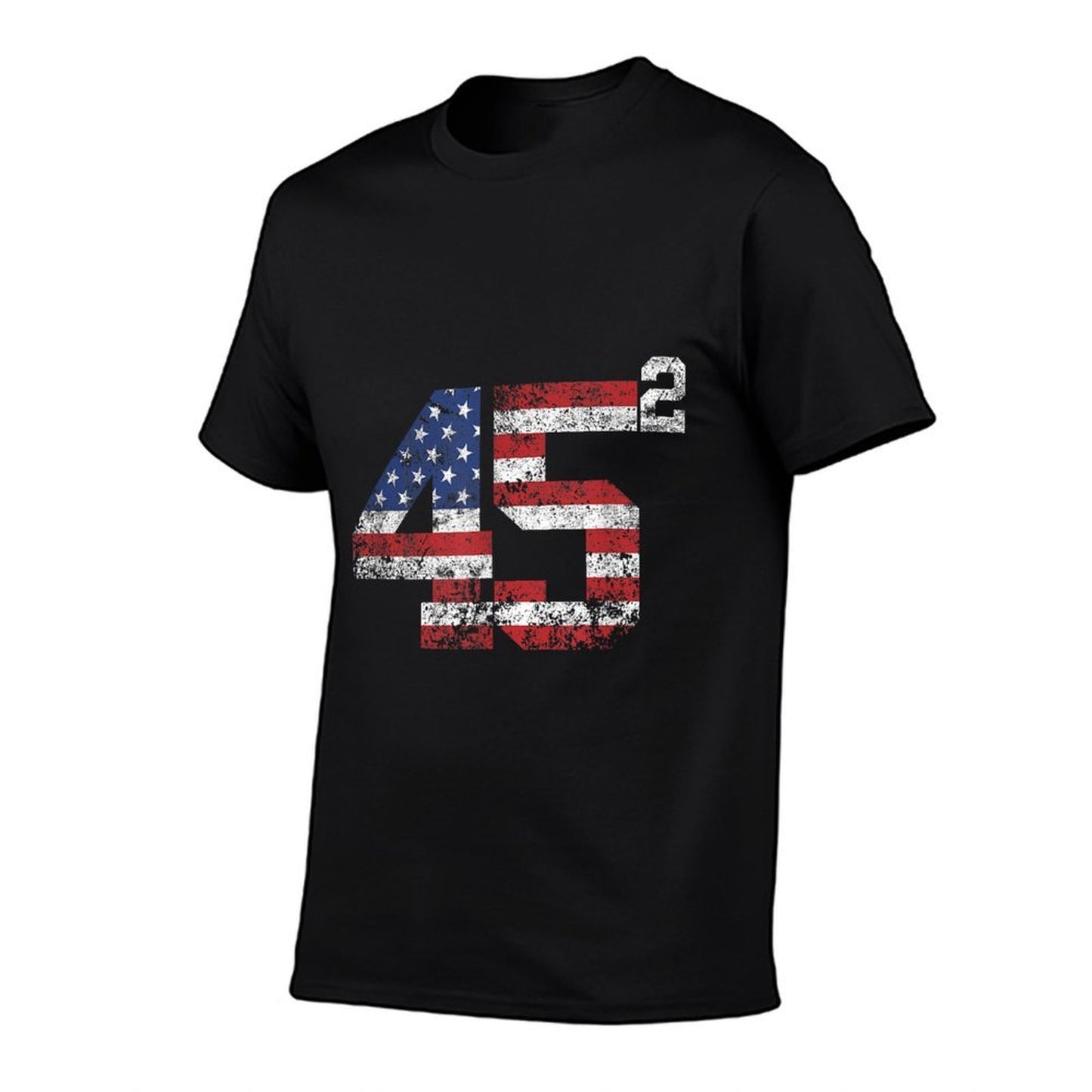 Trump 2024 45 Squared Second Term USA Vintage  Tagless Design T-Shirt