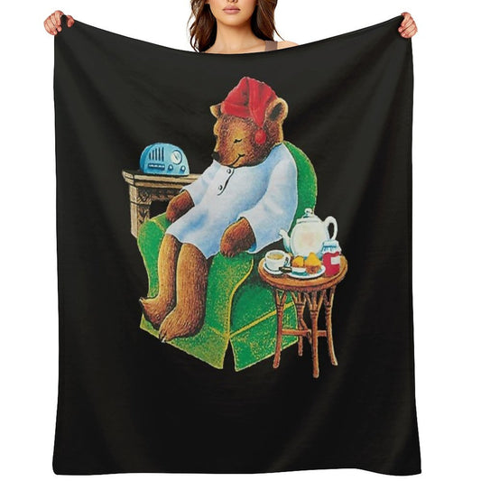 Celestial Seasoning Sleepytime Tea Bear Multi-functional Throw Blanket