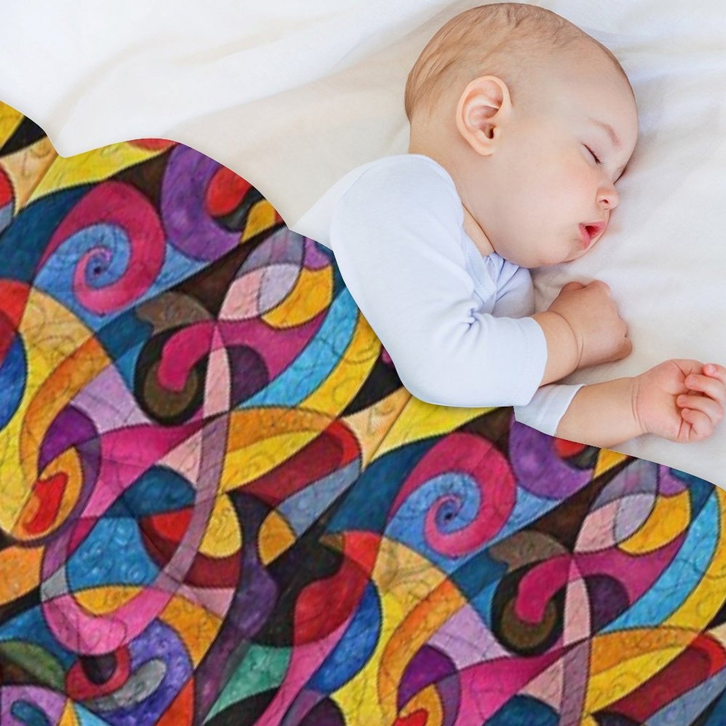 Color Pattern Comfort Throw Blanket