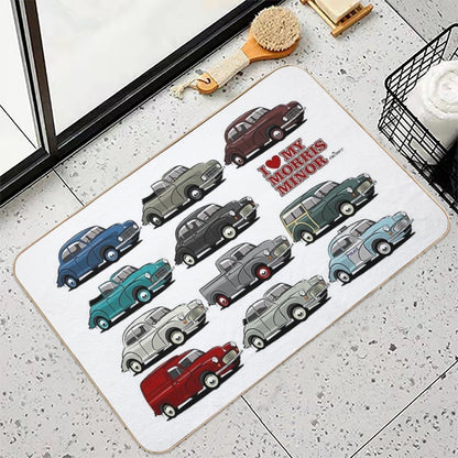 Morris Minor Evolution  Non-Slip Bath Mat